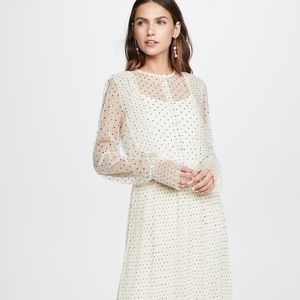 Endless Rose Meshed Polka Dot Midi Dress